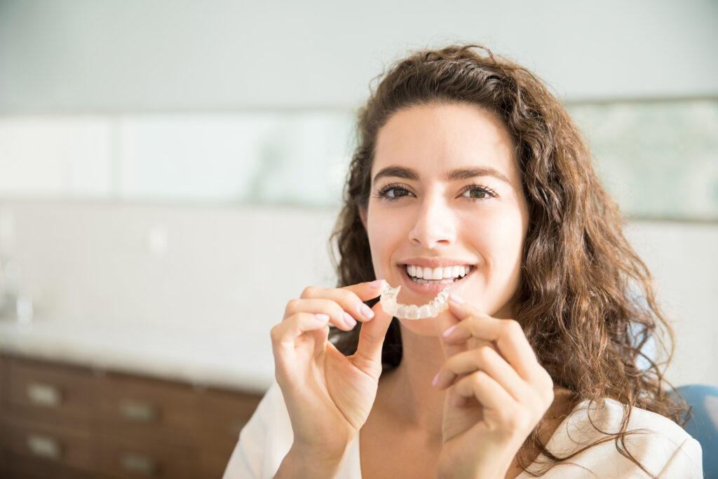Patient visiting Invisalign Dentist in Indianapolis